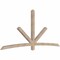 Ekena Millwork Alberta Smooth Timber Gable Bracket, Douglas Fir, 108"W x 49"H x 3 1/2"D x 3 1/2"F, 11/12 Pitch GBW108X49X0404ALB00SDF - alternate 4